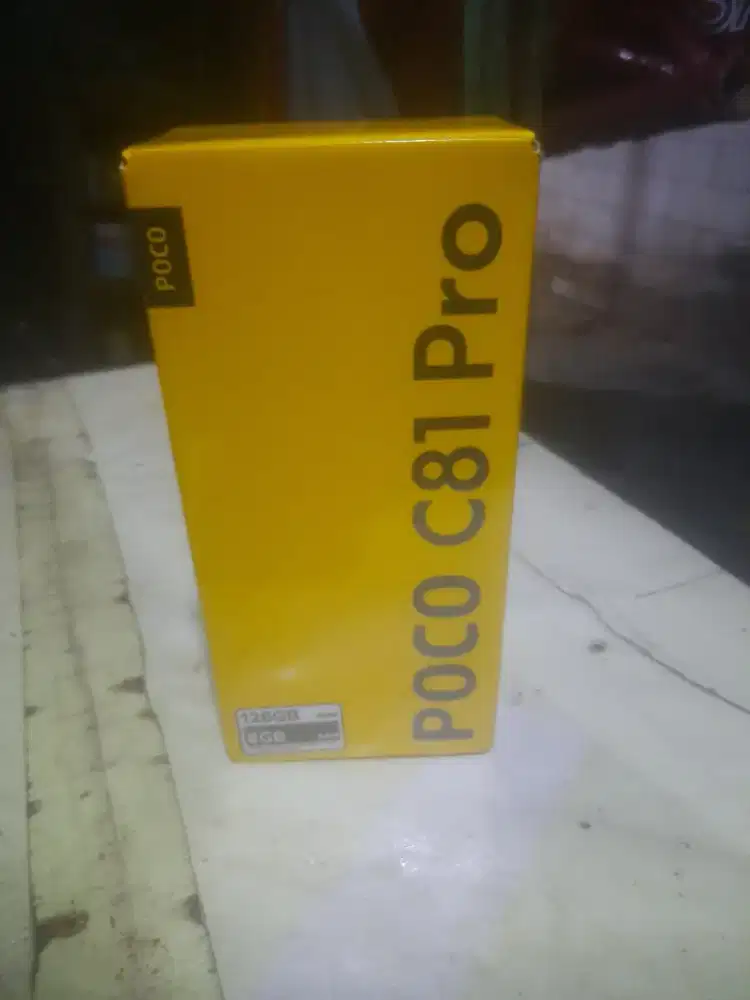 hp xoaimi POCO C81 PRO Ram 4/128gb ram bisa sampai 8 warna black
