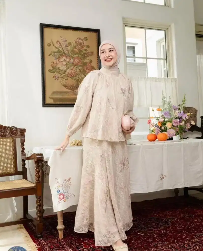 Baju Gamis Warna Nude New By Haidee & Orlin
