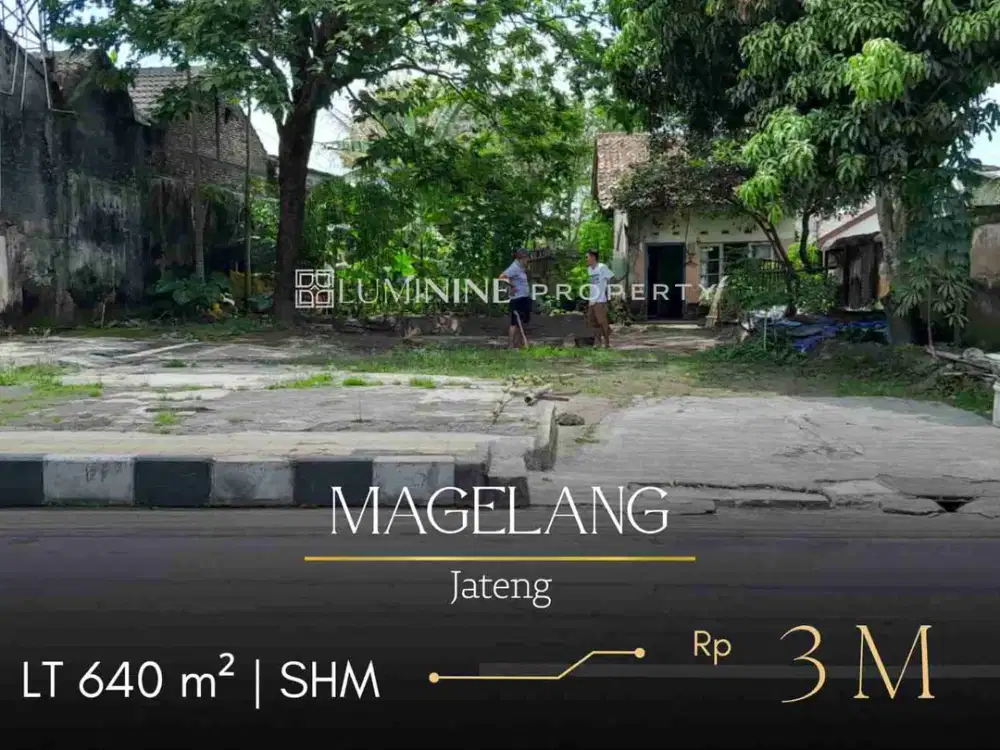 DIJUAL TANAH & BANGUNANNYA DI MAGELANG, JATENG