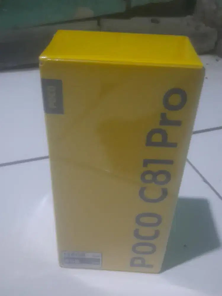 hp Xoaimi POCO C81 PRO Ram 4/128gb warna gold  Ram bisa sampai 8