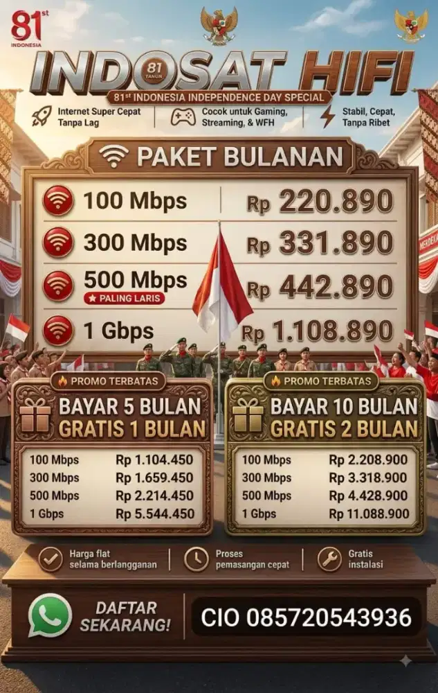 WIFI INDOSAT MURAH