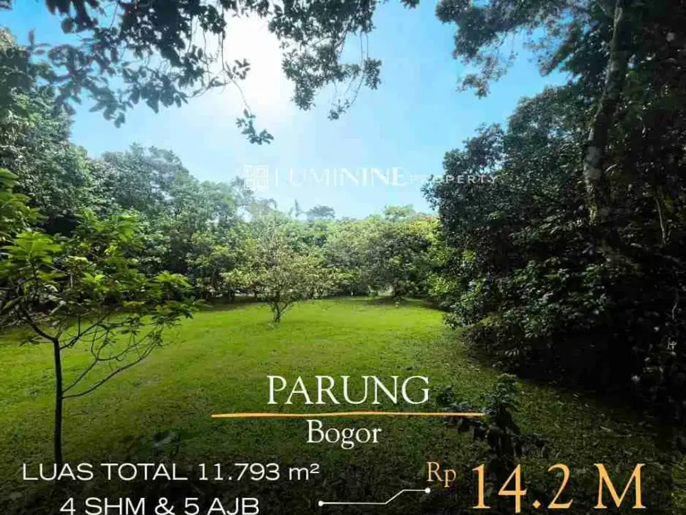 DIJUAL KAVLING SUPER LUAS DI PARUNG - BOGOR