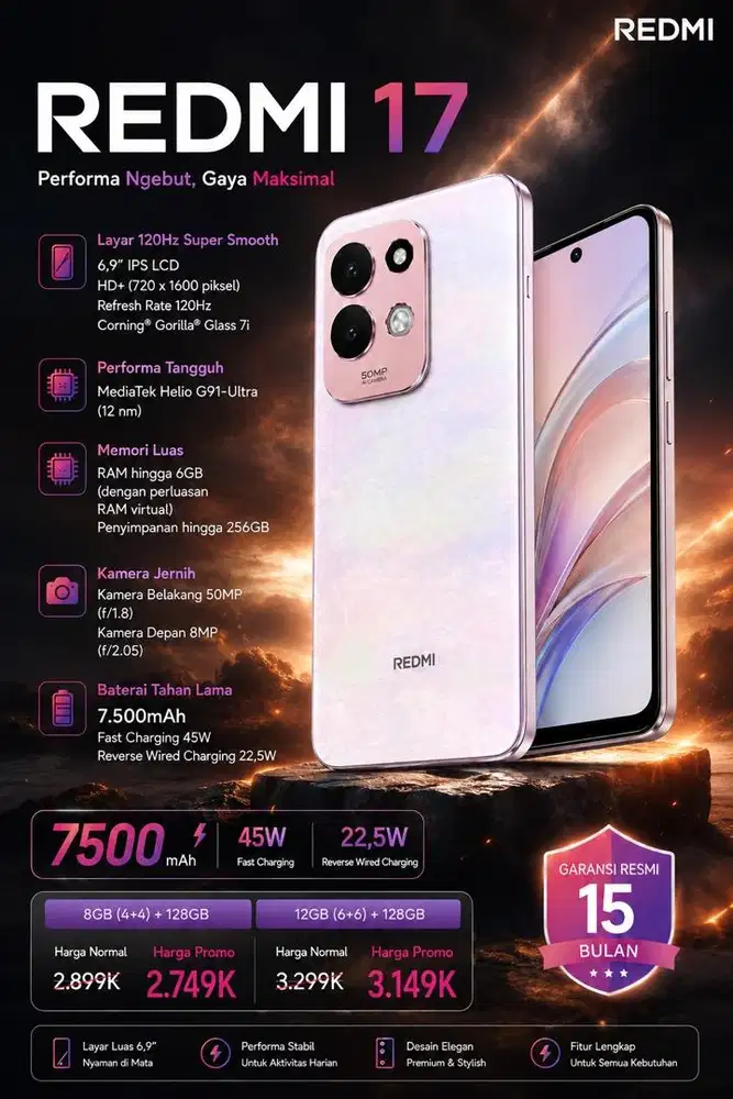 promo redmi 17 new arrival