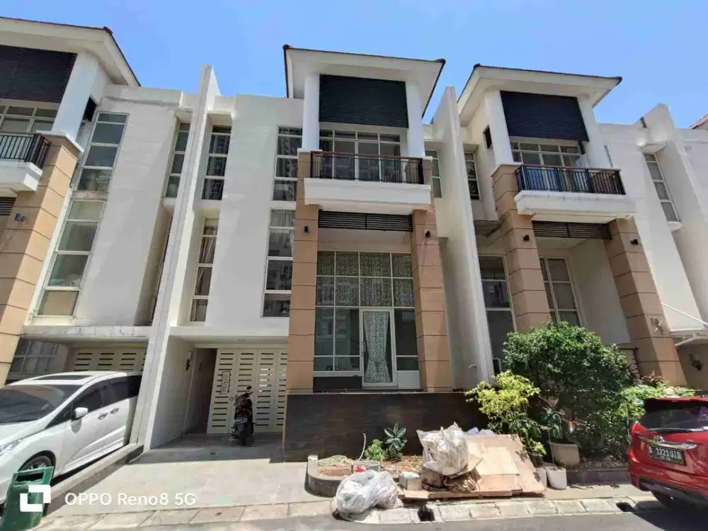 ancol timur, dijual dan disewakan rumah 3 lantai bagus cantik full furnished dan siap huni