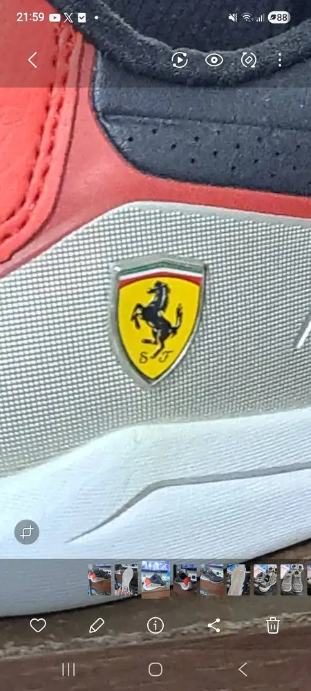 Jual sepatu Puma x Ferrari