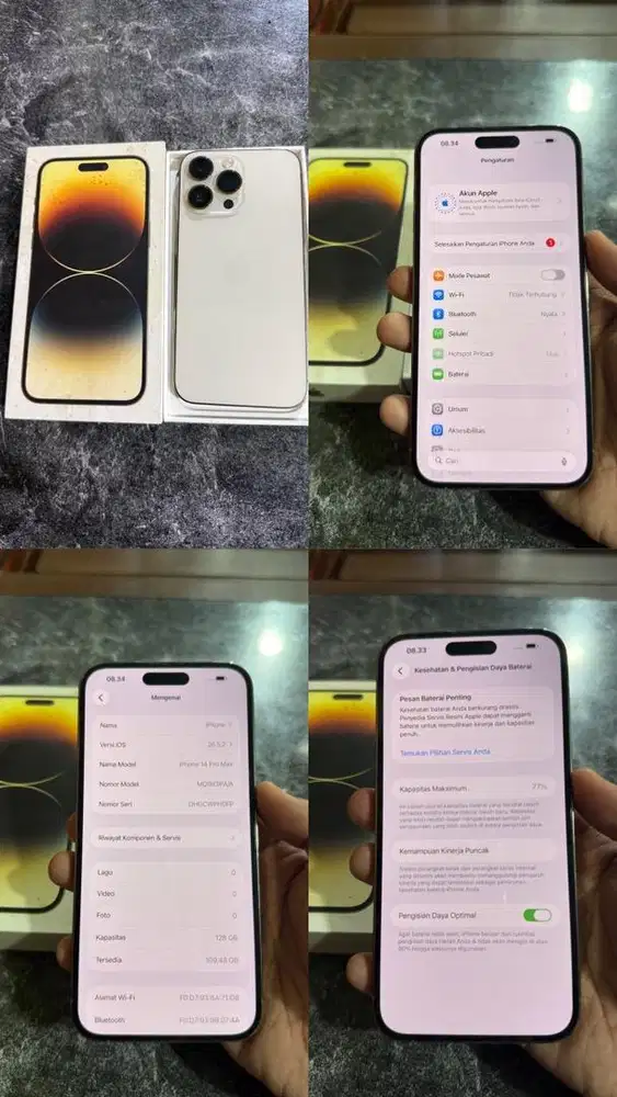 Bisa TT iphone 14 Pro Max 128 iBox