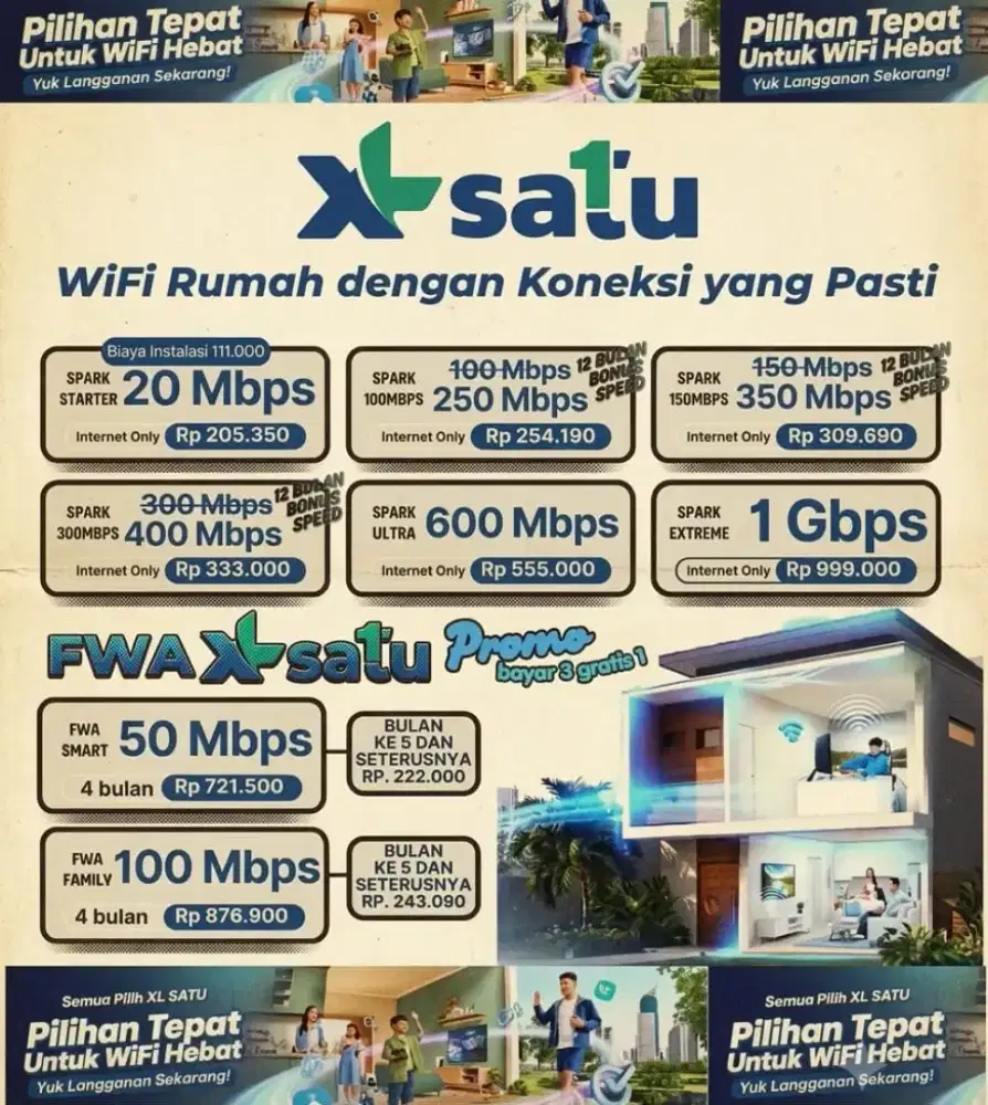 WIFI XL SATU MURAH