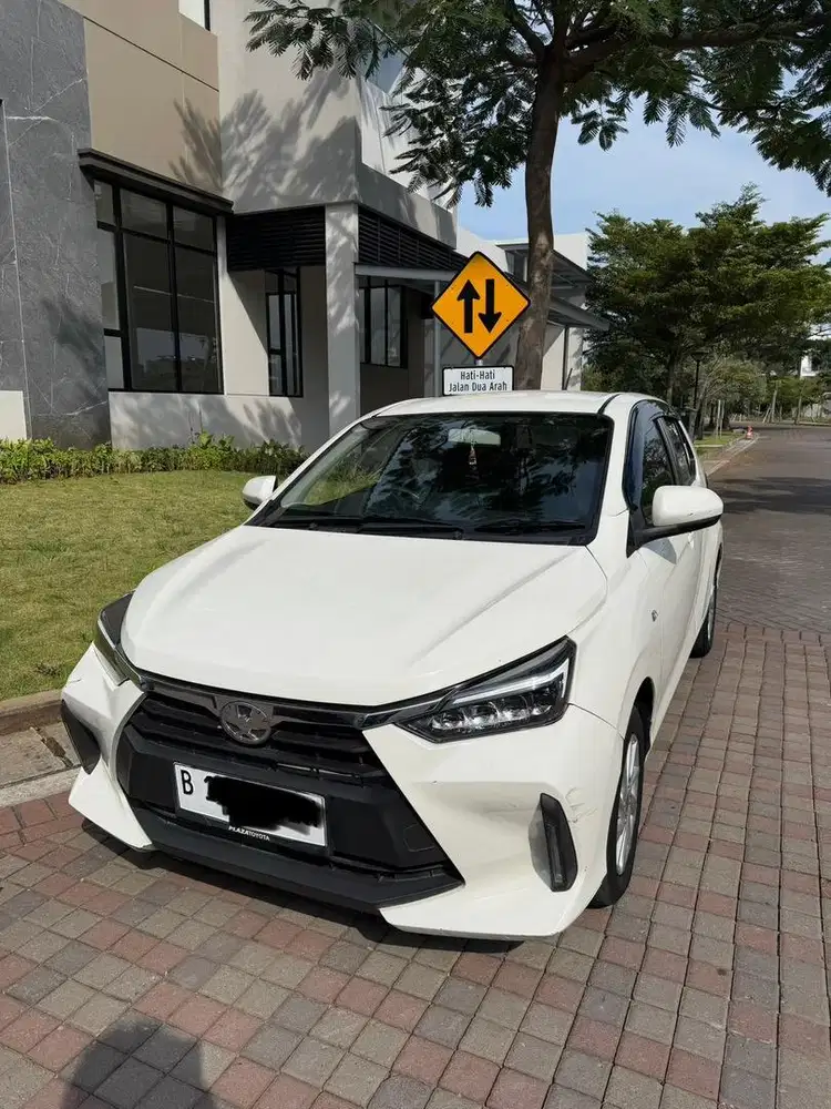 toyota agya white 2023 km rendah pajak april 2027