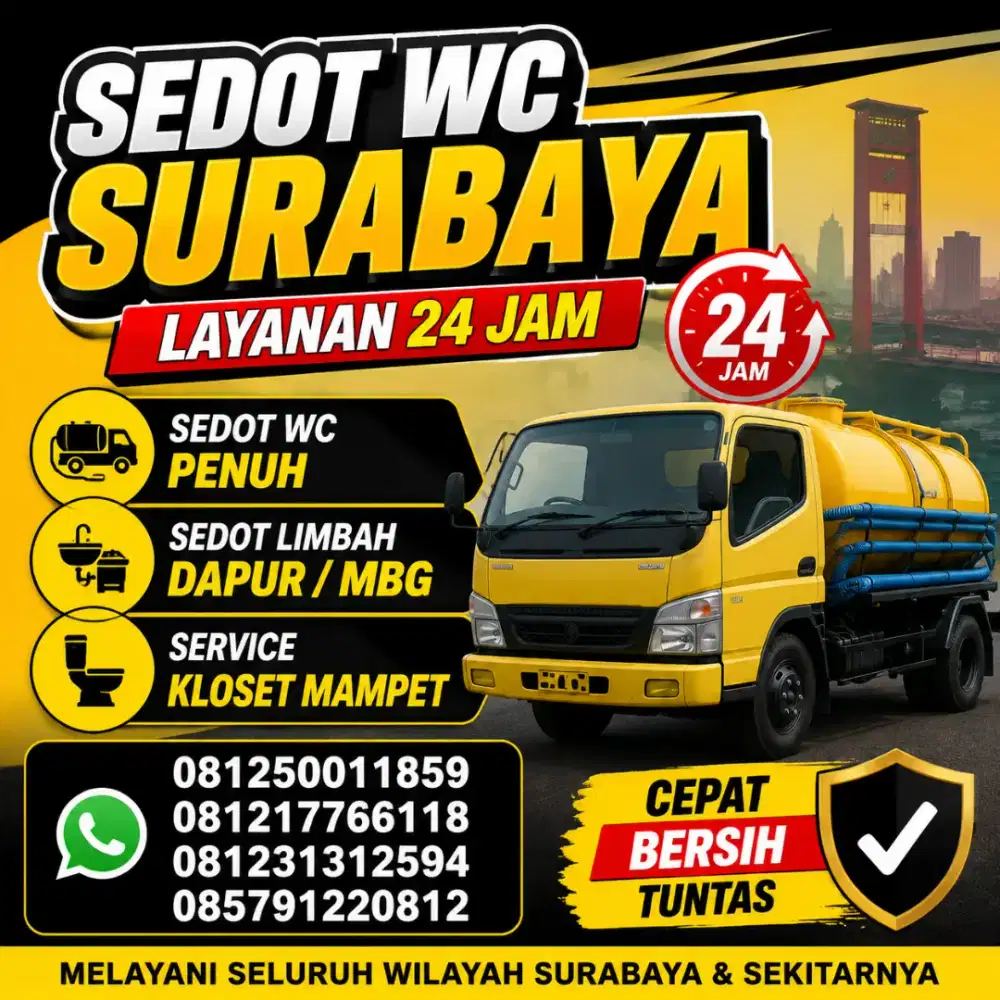 Sedot WC Tandes VGJAYA