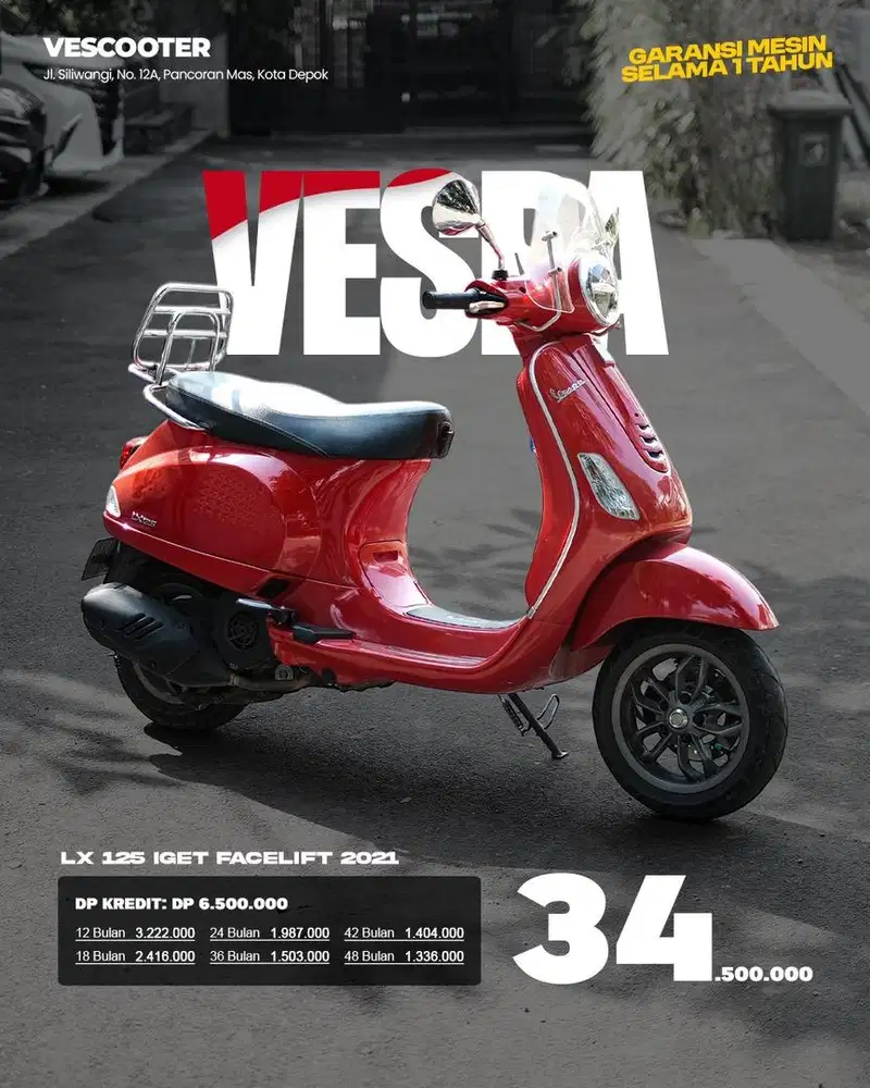 VESPA LX 125 IGET FACELIFT 2021