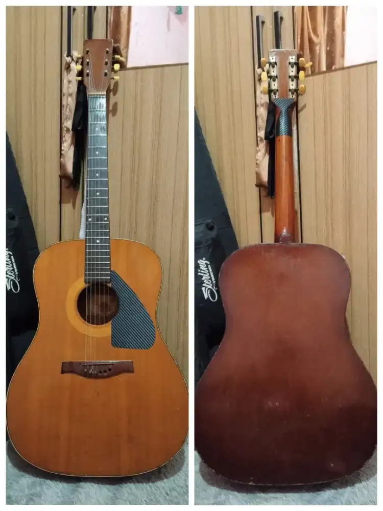 gitar akustik allegro jadul vintage koleksi mantap siap pakai nett