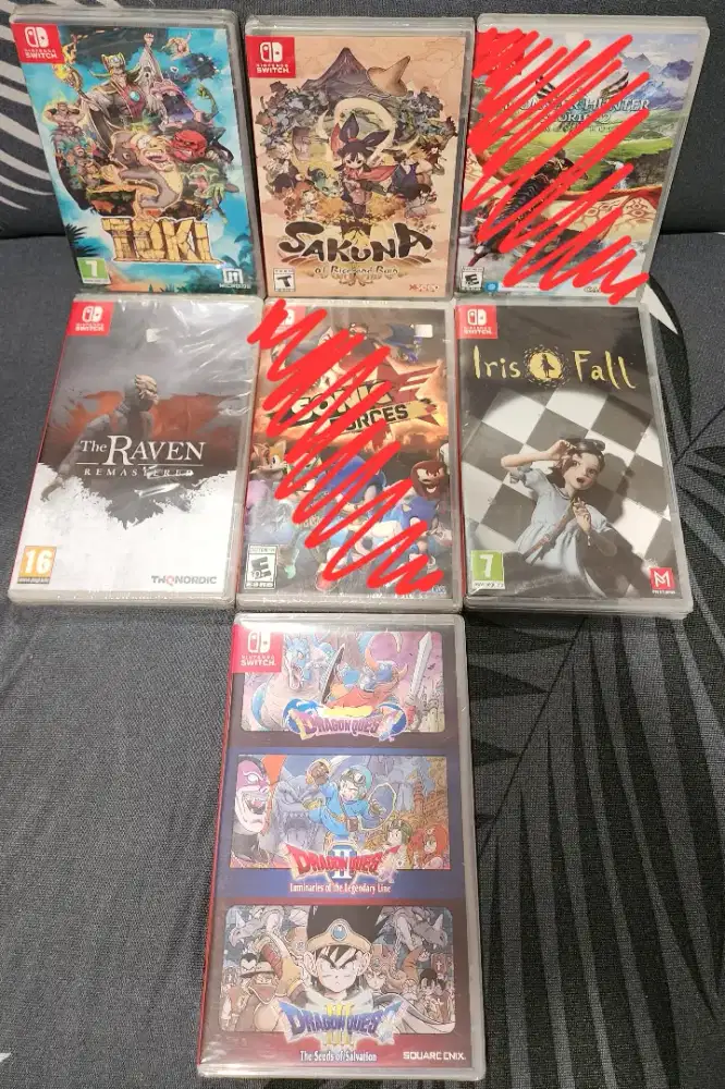 Kaset Nintendo Switch Baru Segel (BACA DESKRIPSI)