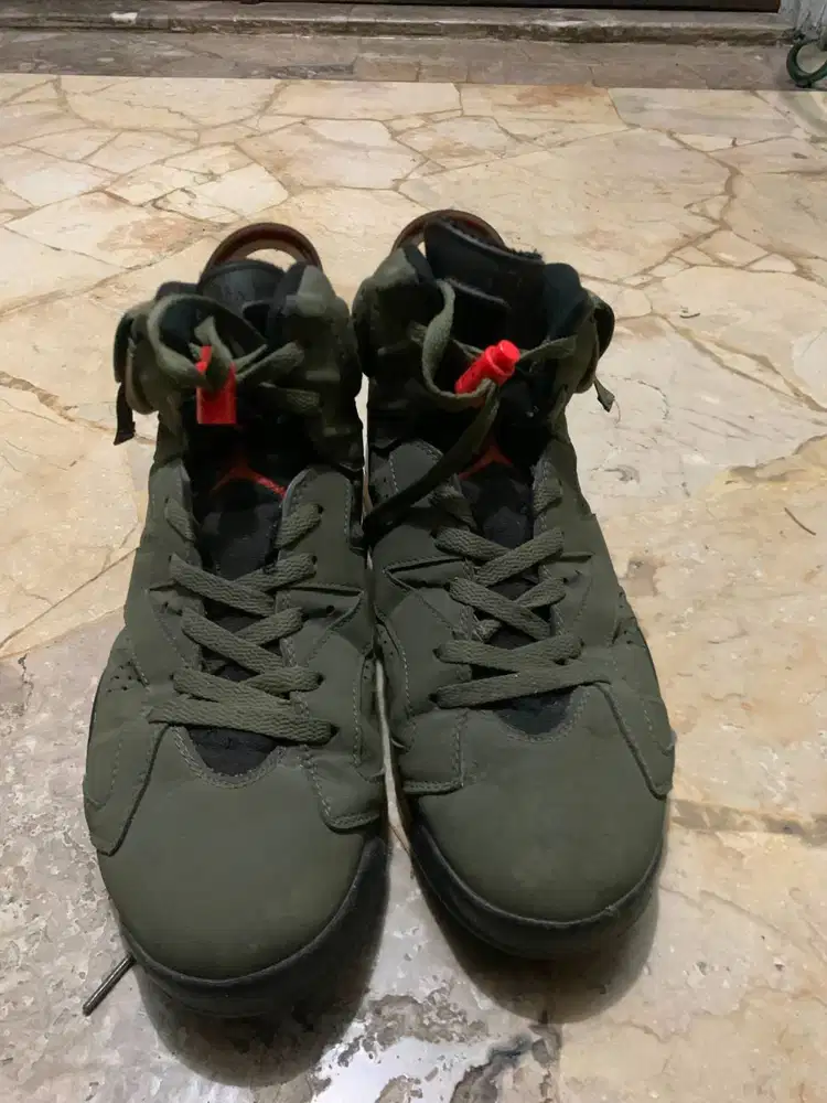 Nike jordan 6 cactus jack olive