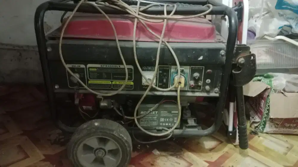 Genset + ac rusak saya beli
