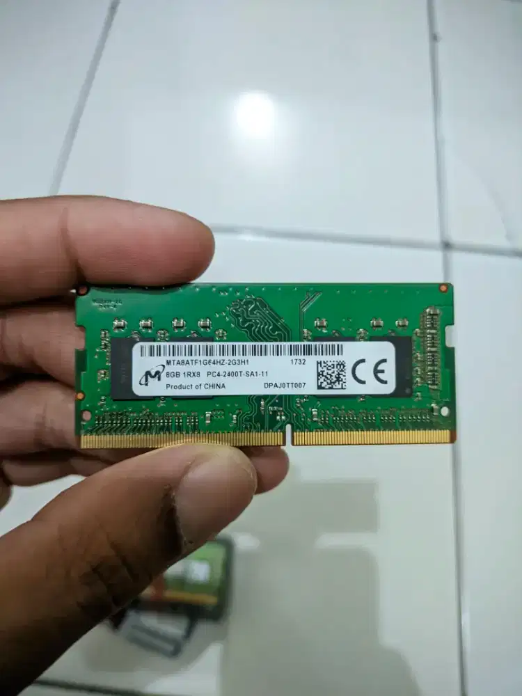 RAM DDR4 8gb 1RX8 2400mhz merk Micron