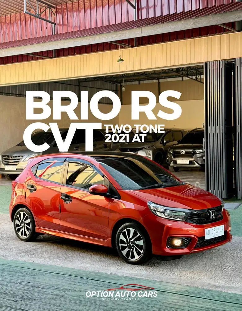 DijuaL (DP 30jt) Brio RS CVT 2021 Automatic KM 20rb OriginaL!