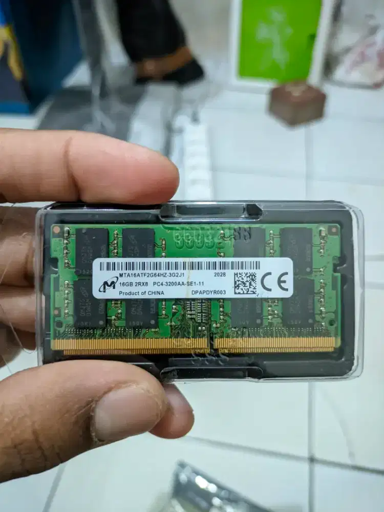 RAM DDR4 16gb 2RX8 kecepatan 3200mhz Micron