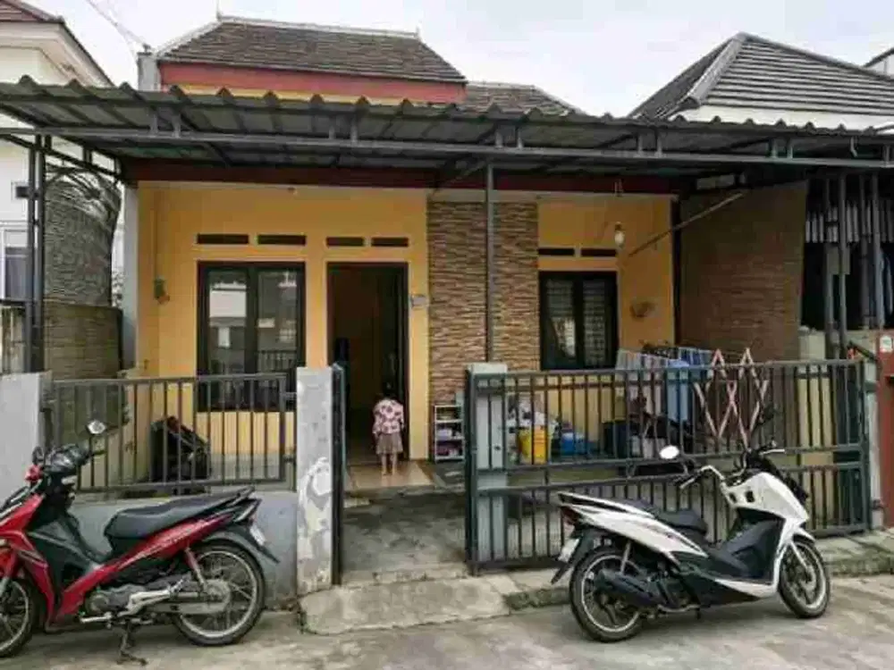 Dijual rumah 2lantai Rp 350juta nego dr harga 520juta lt90m lb98m lokasi dekat dishub kampung Sawah Depok