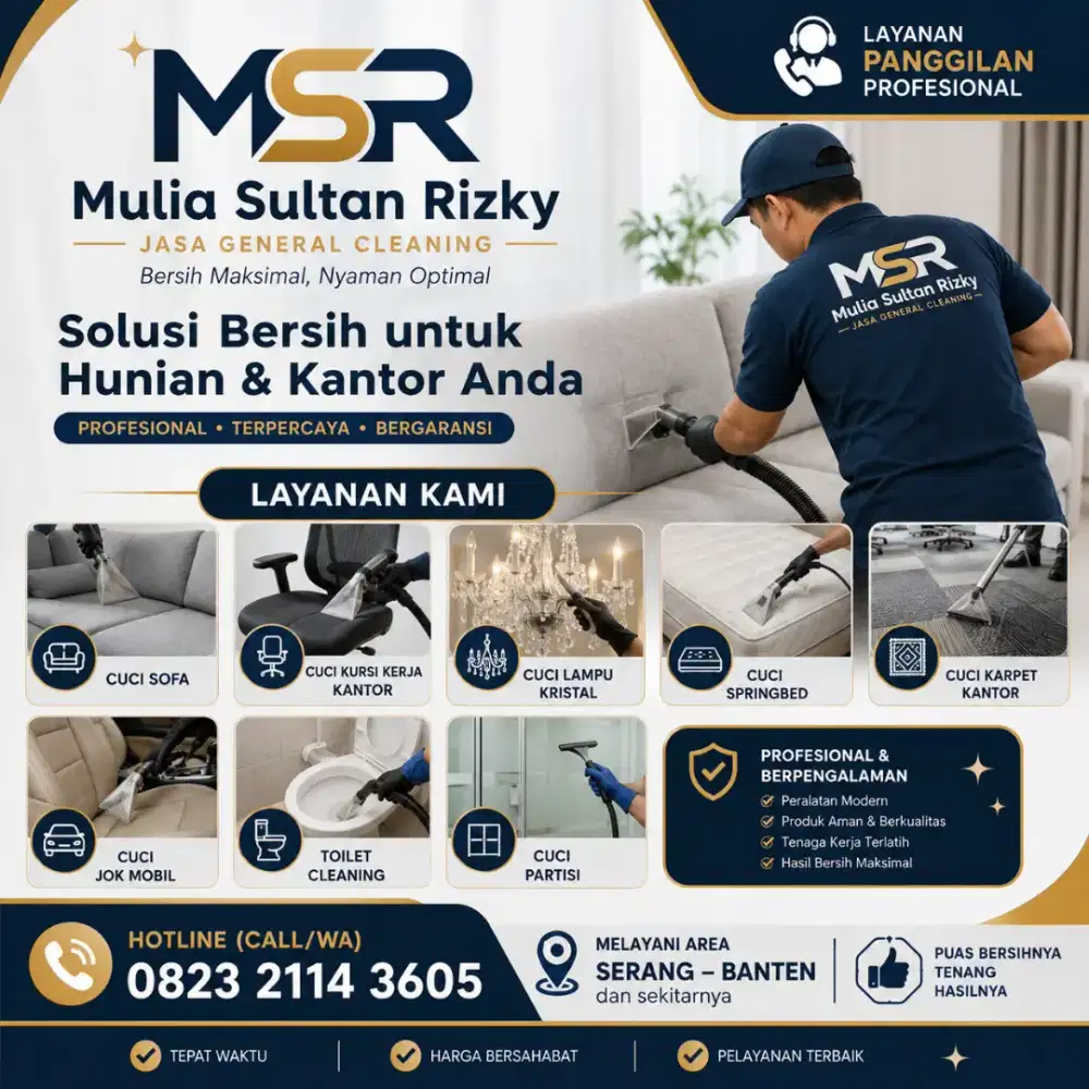 Cuci sofa dan karpet panggilan