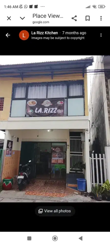 Oper kontrak ruko murah