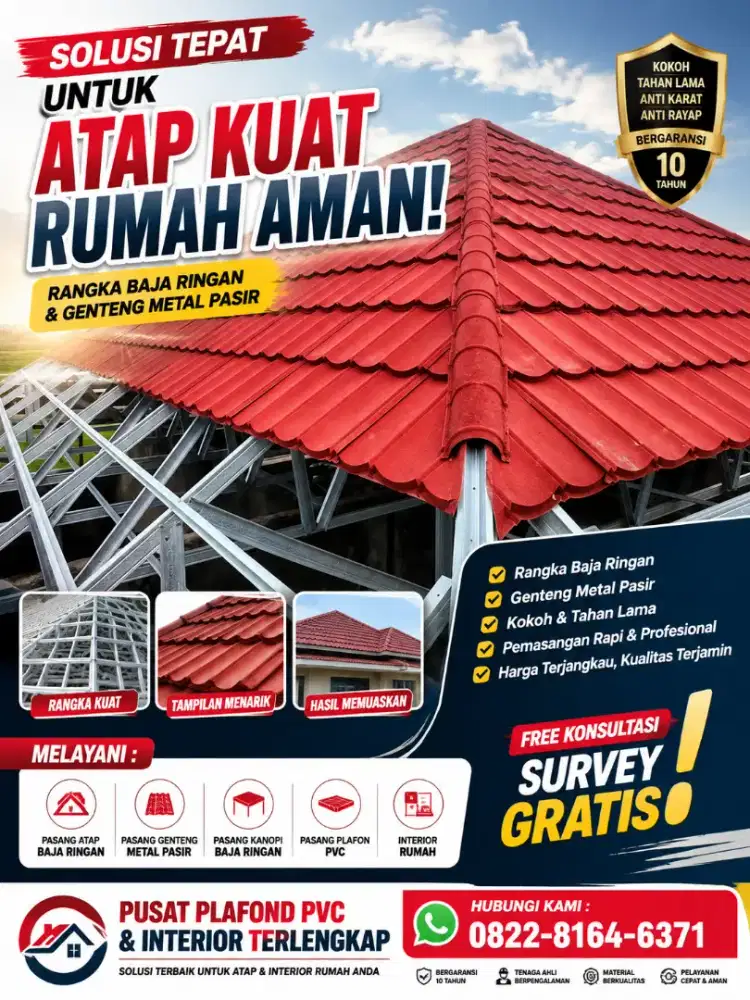 Rangka Atap Baja Ringan