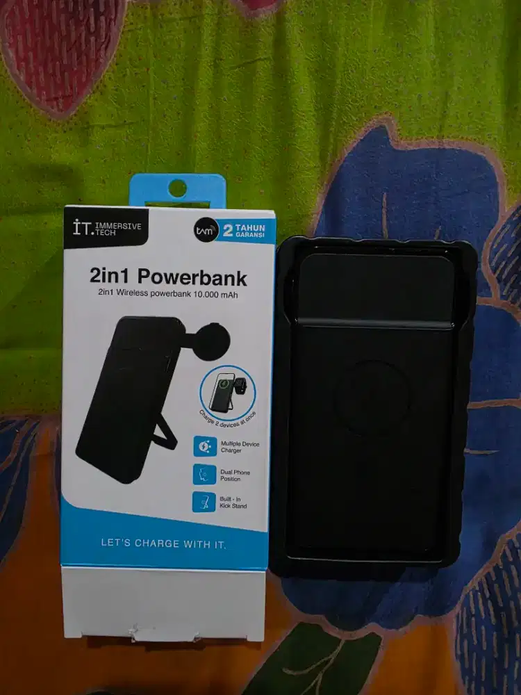 Power Bank IT 2 In 1 Wirelles Charging TAM