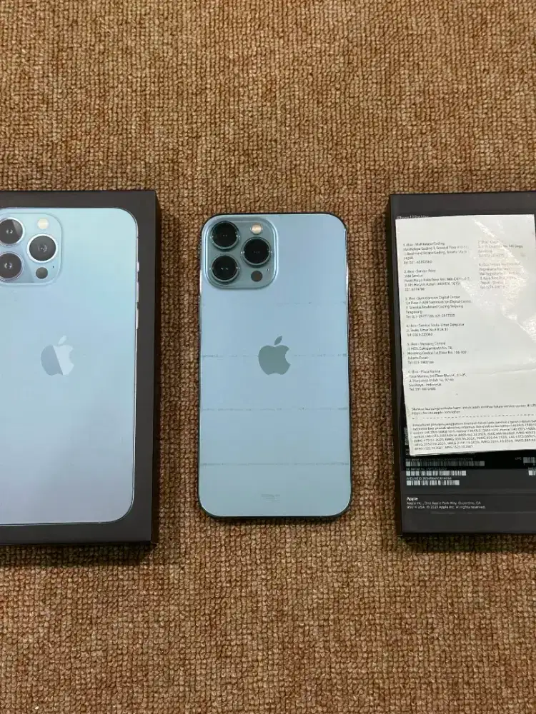 Iphone 13 pro max 128gb ibox fullset original siera blue