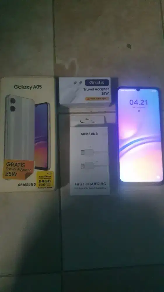 SAMSUNG GALAXY A05 6/128 LENGKAP