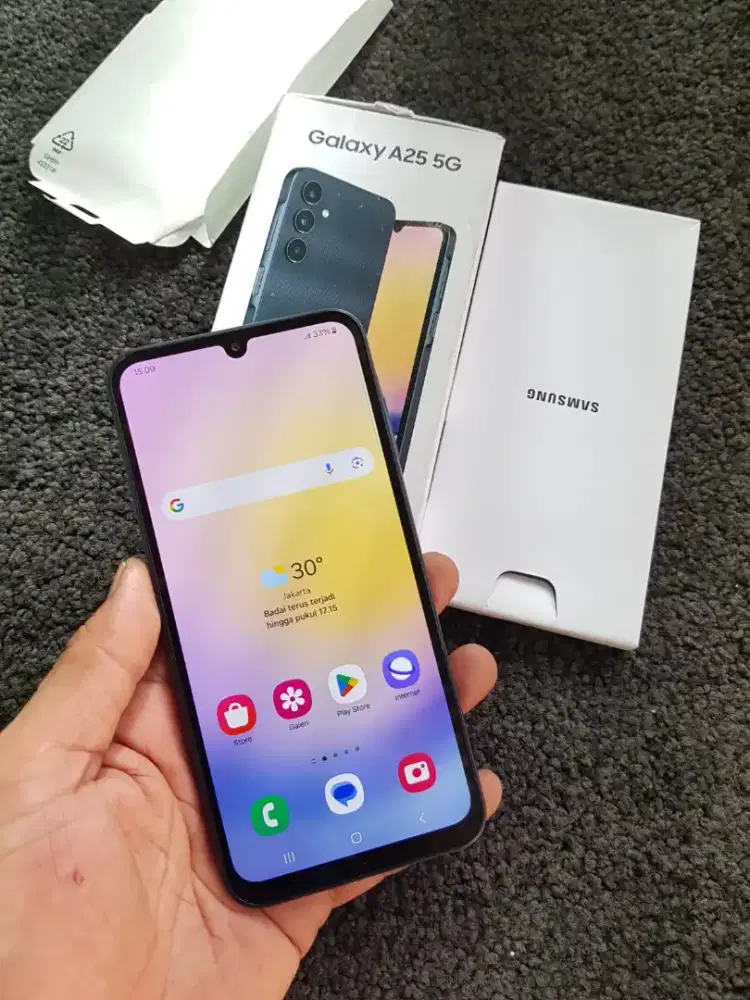 Samsung A25 5g NFc ram 8+8/128 mulus fulset