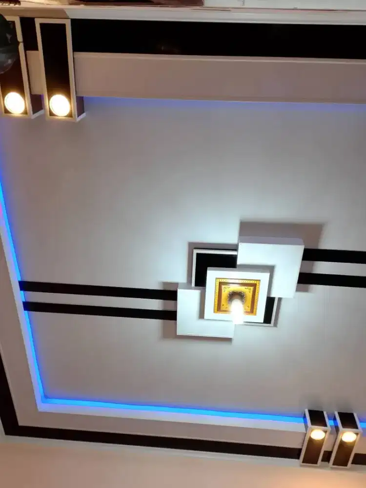 Plafond Rumah Modern Terpasang