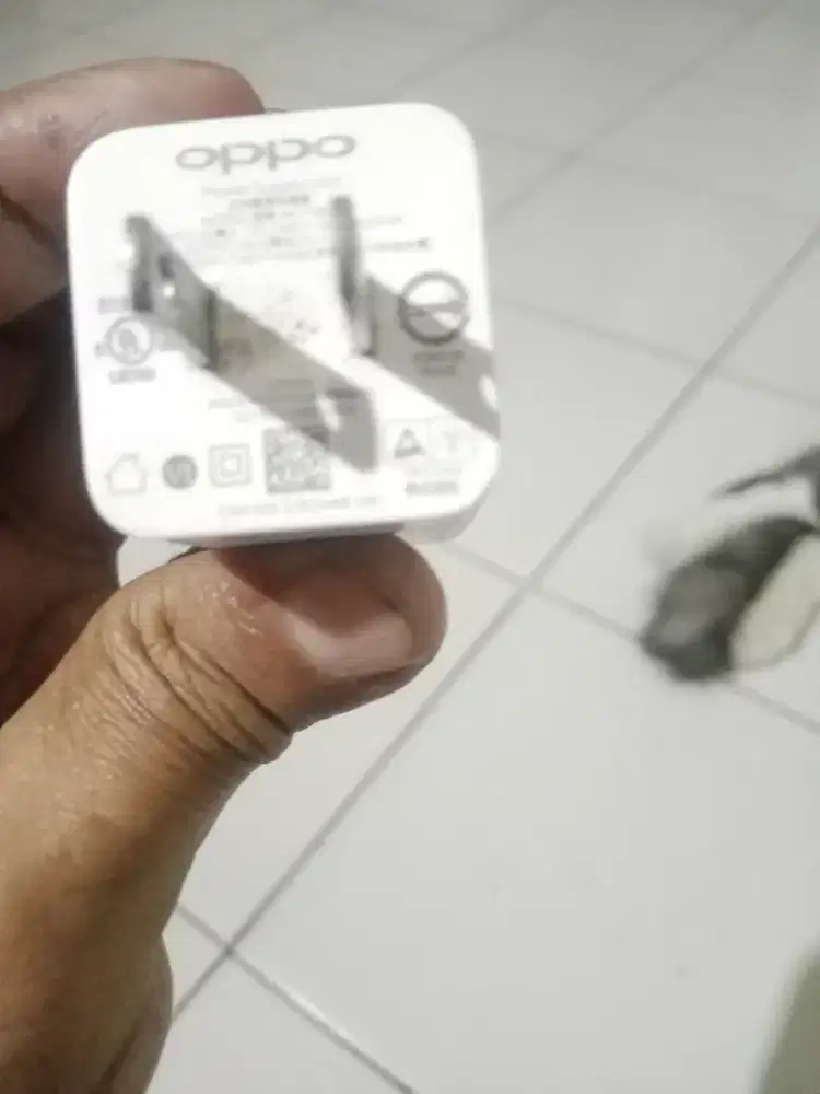 Jual charger Oppo kaki gepeng