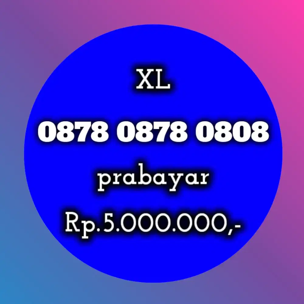 NOMOR CANTIK XL 0808