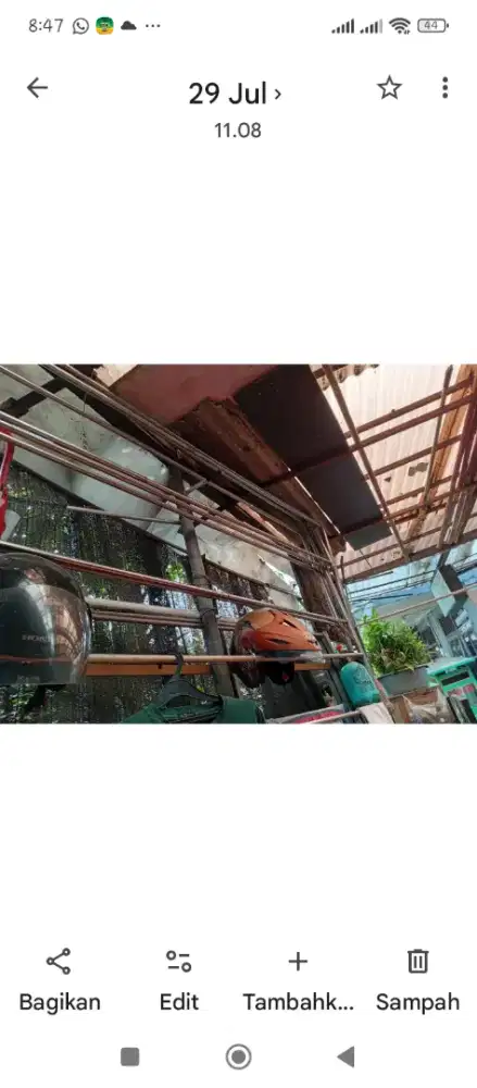 Jemuran besar stainless
