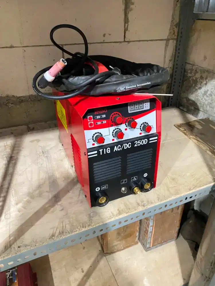 MESIN LAS TIG AC DC 250A 1 PHASE RHINO MESIN LAS ALUMUNIUM IGBT DC