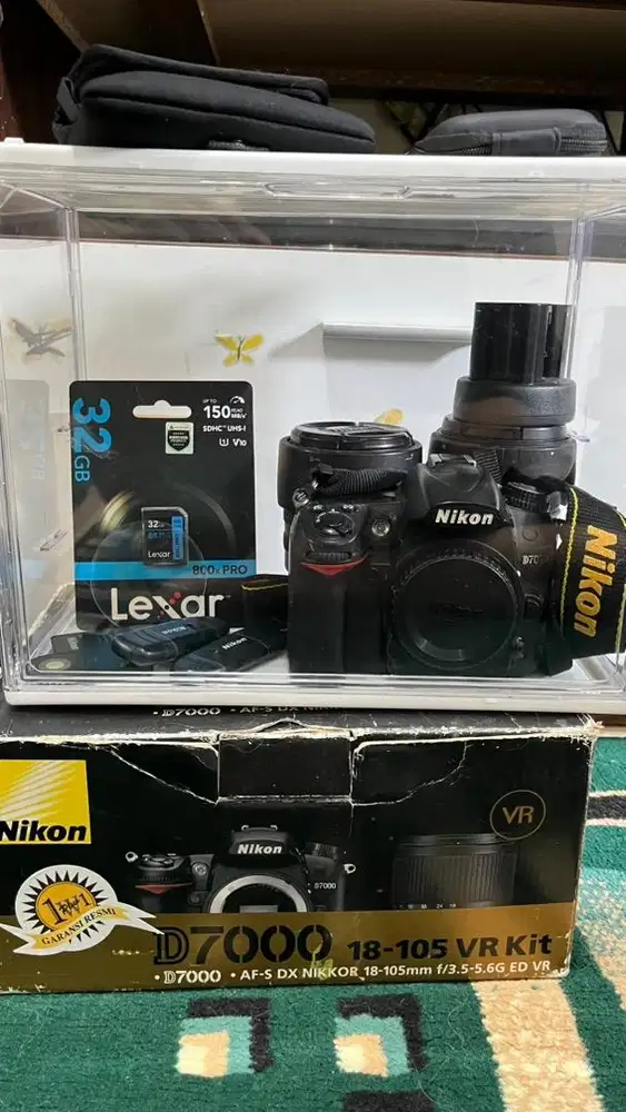 Nikon D7000 3 Lensa dan Usb