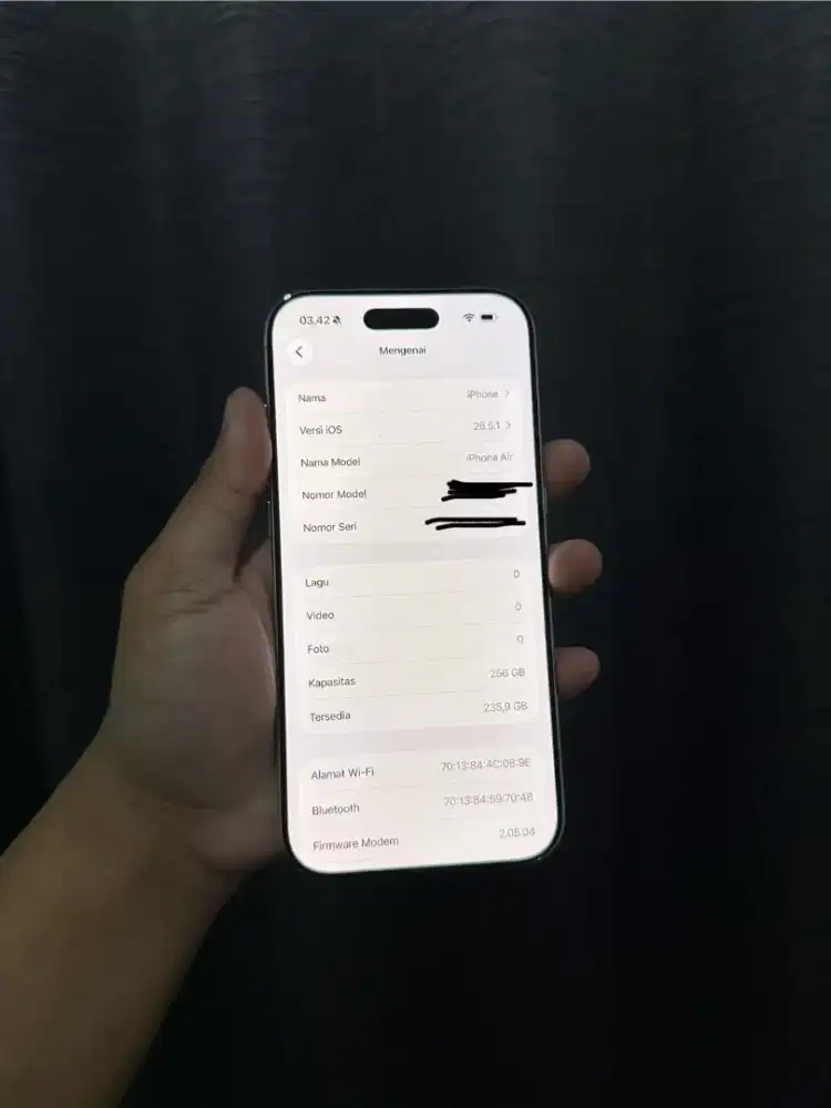 Iphone 17 air 256gb ibox