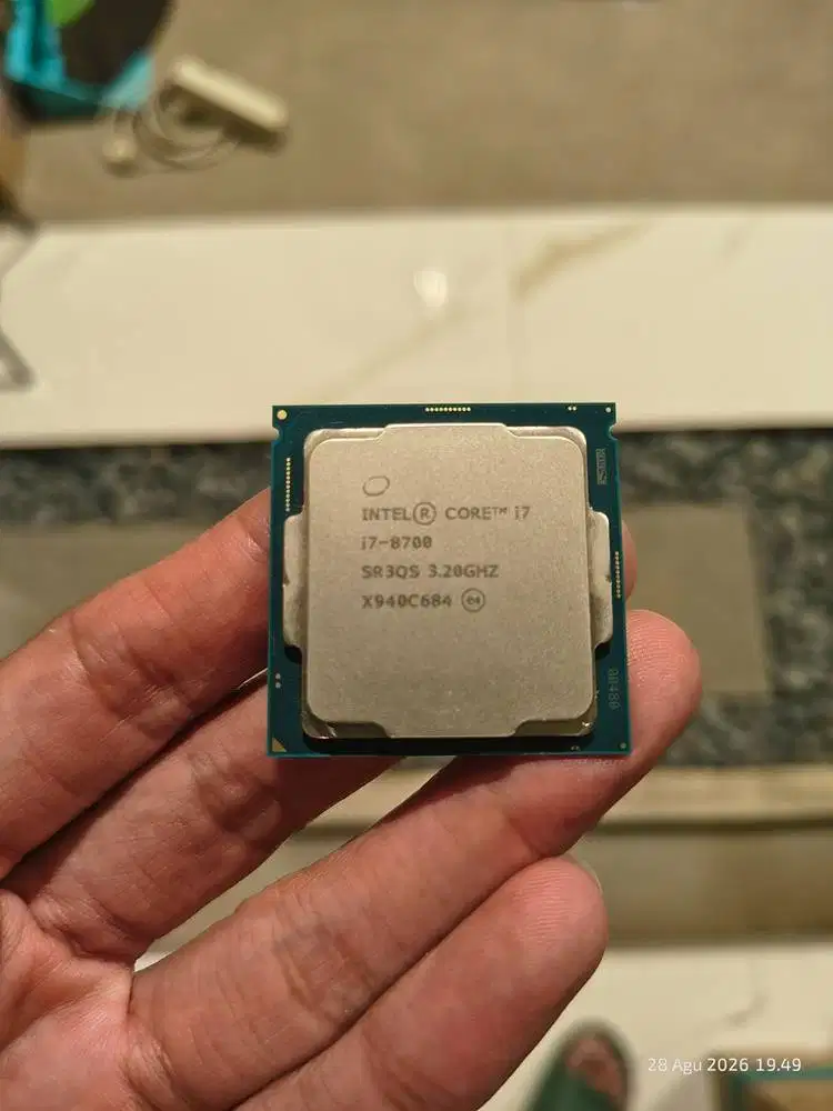 intel i7 8700 Tray 3.2Ghz- 4.6GHz 6C 12T 12M Cache 65Watt iGP HD630