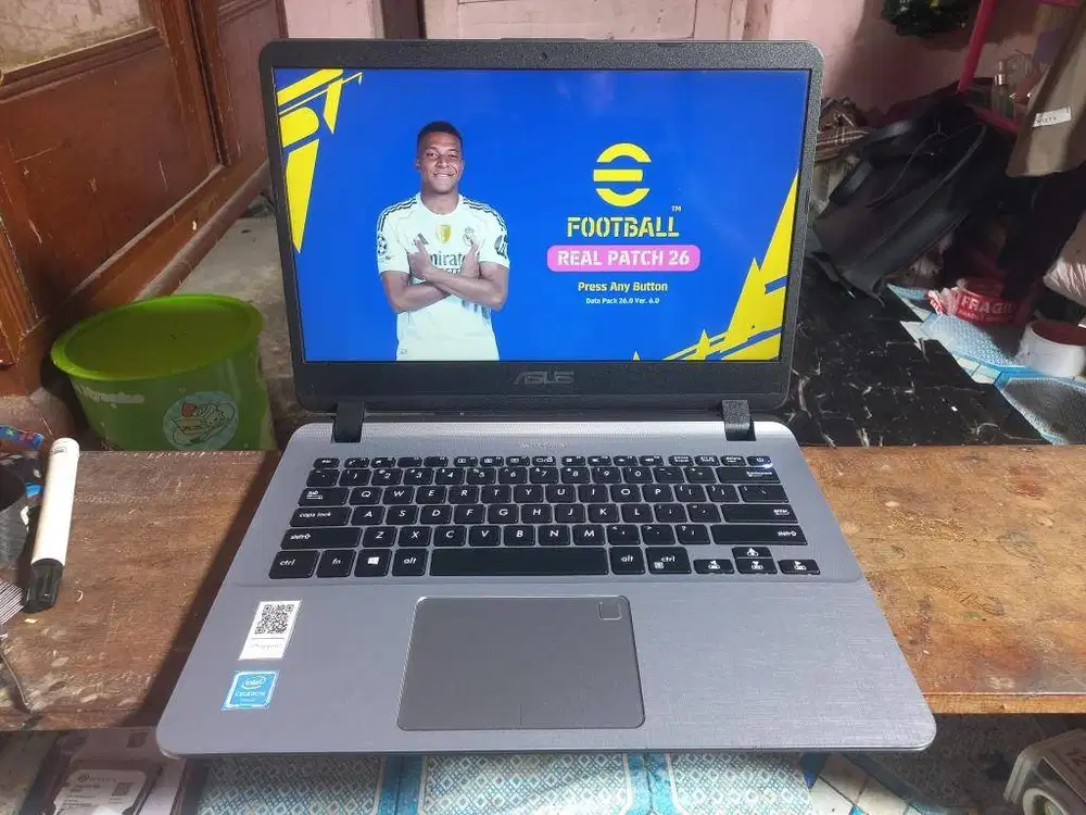 ASUS X407MA SLIM MULUS intel RAM 4 GB SSD FULLGAMES