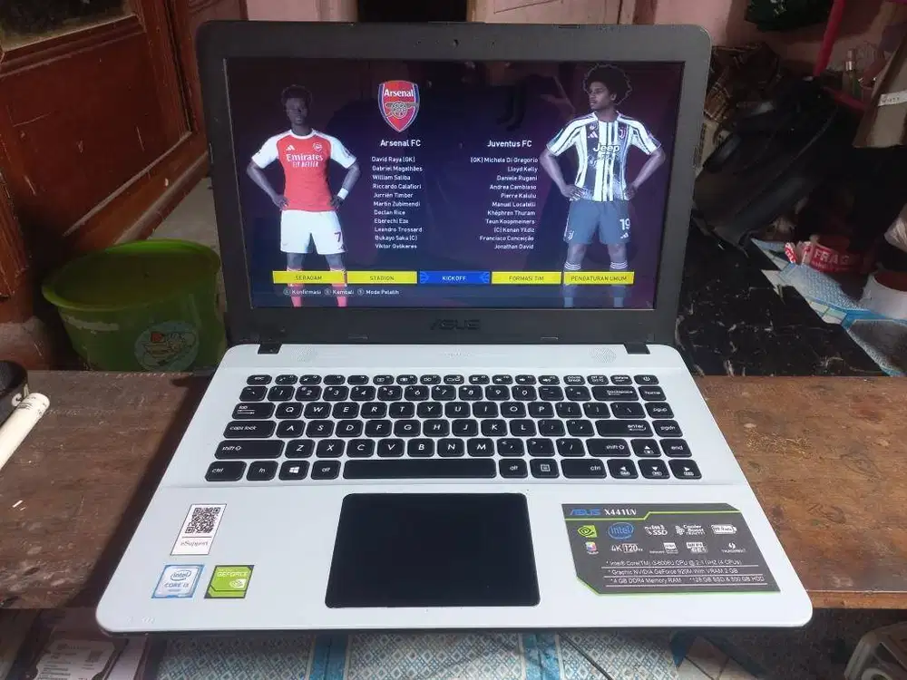 ASUS X441U INTEL i3 NVIDIA RAM 4 GB SSD+HDD FULLGAMING
