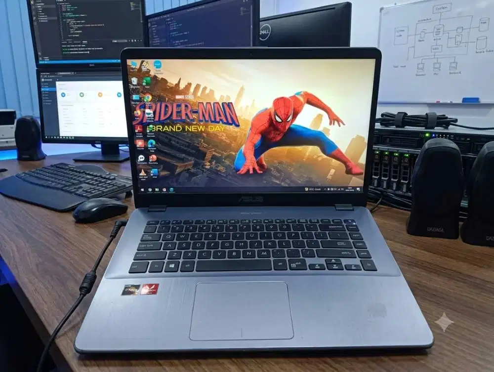Laptop Asus X505ZA Ryzen 3-2200 Ram 4 HDD 500 Win 10 (Baterai Drop)