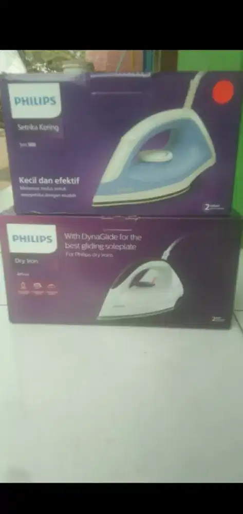 setrika 2 unit.Hadiah kerja.ORI.no kw palsu
