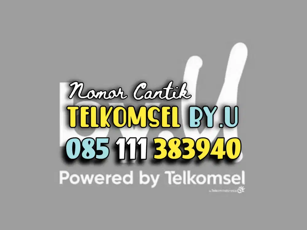 (bisa COD) PROMO Nomor CANTIK kartu TELKOMSEL by.U RAPI NAIK 383940