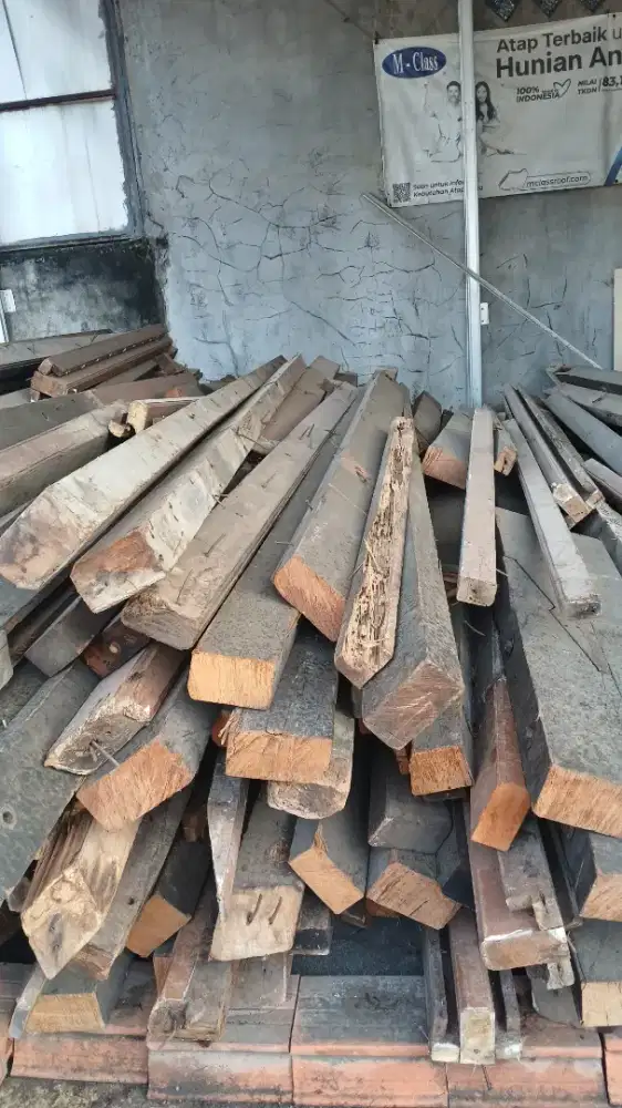 Jual kayu balok borongan atau satuan