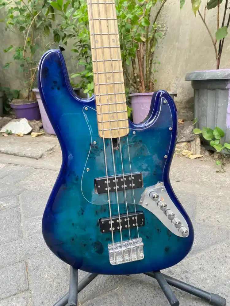 Bass fender JB series blueburst aktif preamp