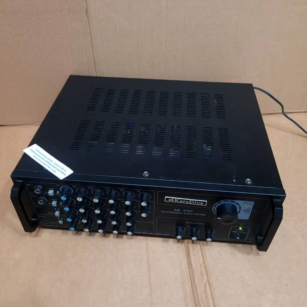 Elektronik Amplifier Mixing Karaoke Professional Audio Echo System