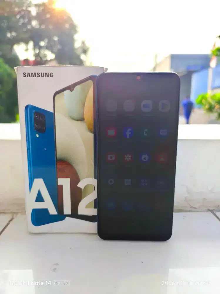 Samsung A12 6/128 fullset minus pemakaian kondisi semua normal