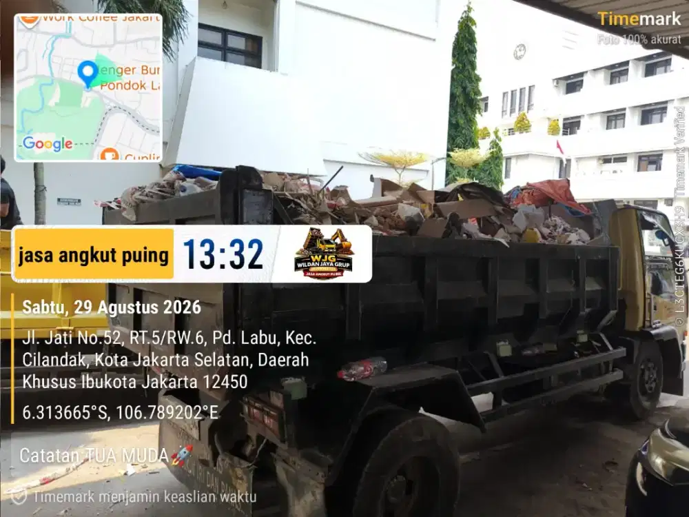 Jasa buang puing dan urugan