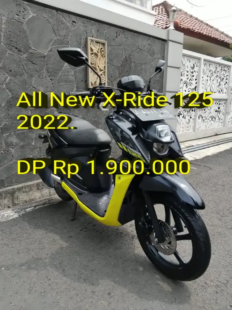 X-Ride 125 2022. Pajak Panjang. Standar. Mulus. Ban OK. Cash/Kredit/TT