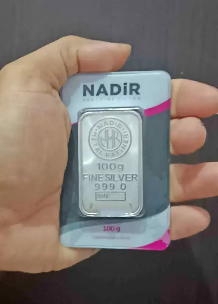 Silver Nadir 100gr - Perak Nadir(ada nota pembelian sebelumnya)