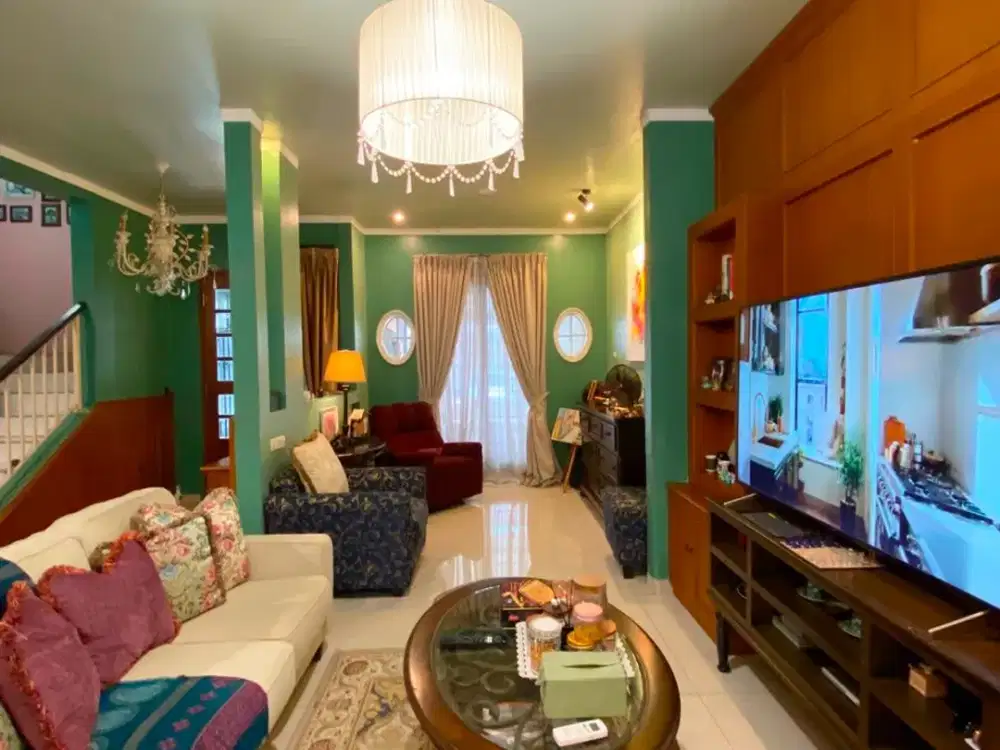 Dijual Rumah Hot Sale Dalam Cluster Fully Furnished Lokasi Strategis Dekat Fresh Market Bintaro di Discovery Bintaro Tangsel Gb 19040